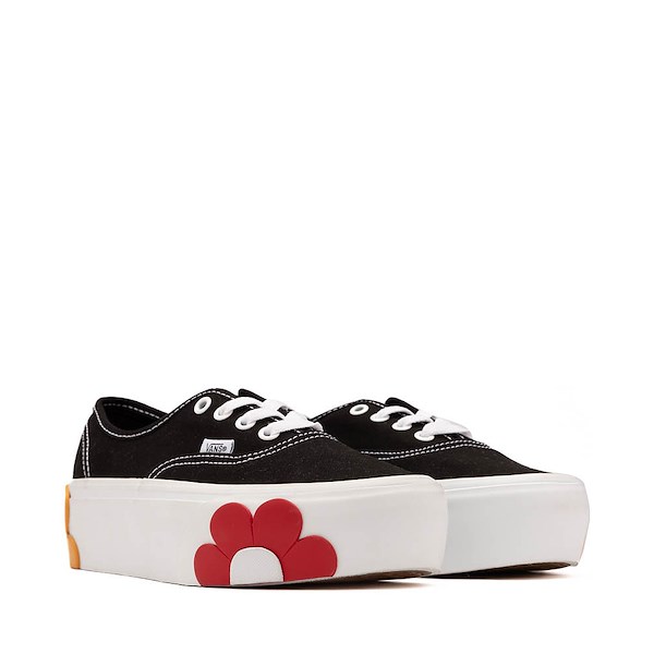 alternate view Vans Authentic Stackform Oversized Florals Skate Shoe - BlackALT5