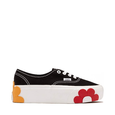 Main view of Vans Authentic Stackform Oversized Florals Skate Shoe - Black