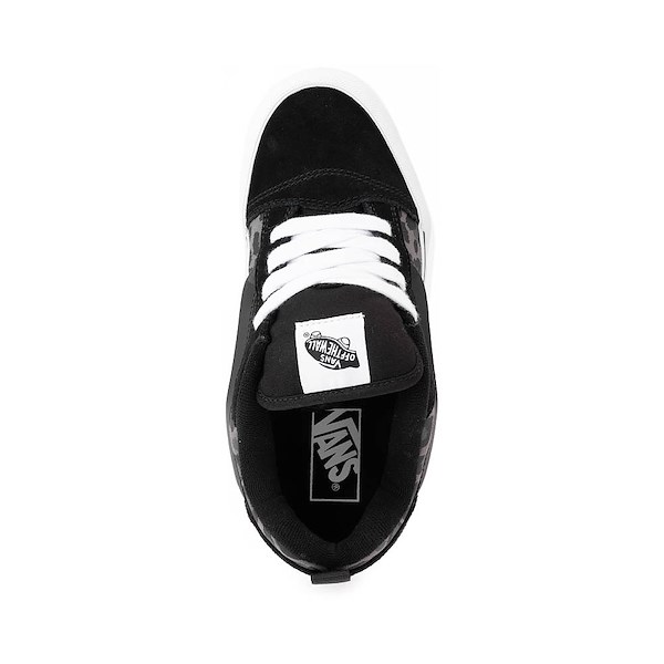 alternate view Vans Knu Skool Skate Shoe - Black / Black LeopardALT2