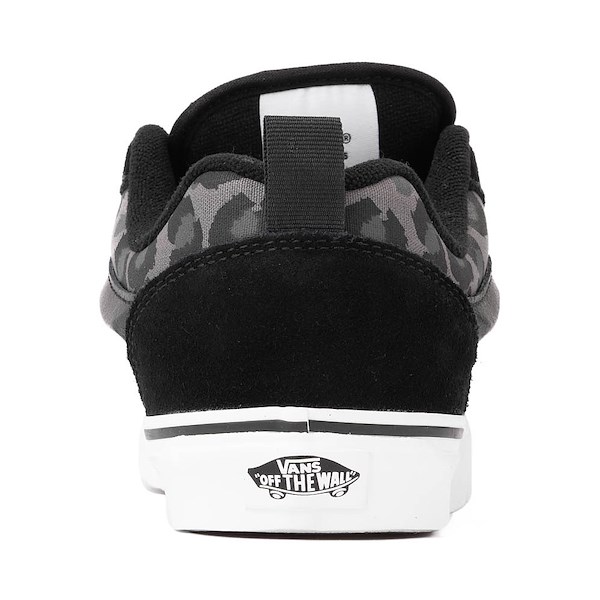 alternate view Vans Knu Skool Skate Shoe - Black / Black LeopardALT4