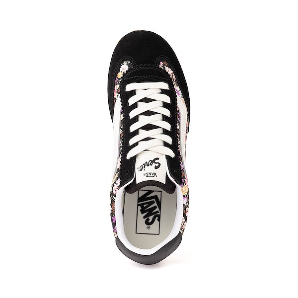 alternate view Vans Super Lowpro Skate Shoe - Black / FloralALT2