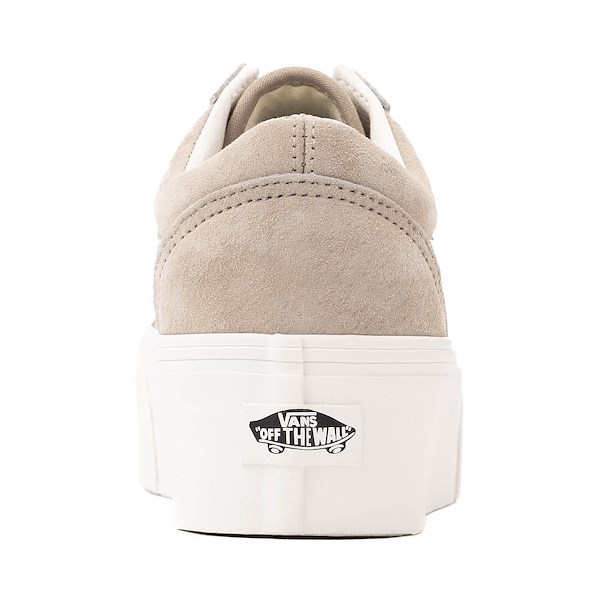 alternate view Vans Old Skool Platform Skate Shoe - CreamALT4