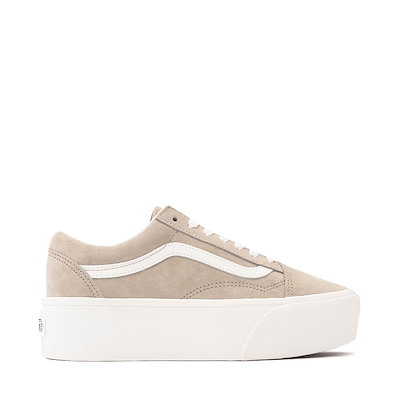 Main view of Vans Old Skool Platform Skate Shoe - Cream