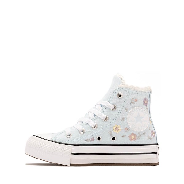 alternate view Converse Chuck Taylor All Star Lift Flower High-Top Sneaker - Little Kid - Cold TouchALT1