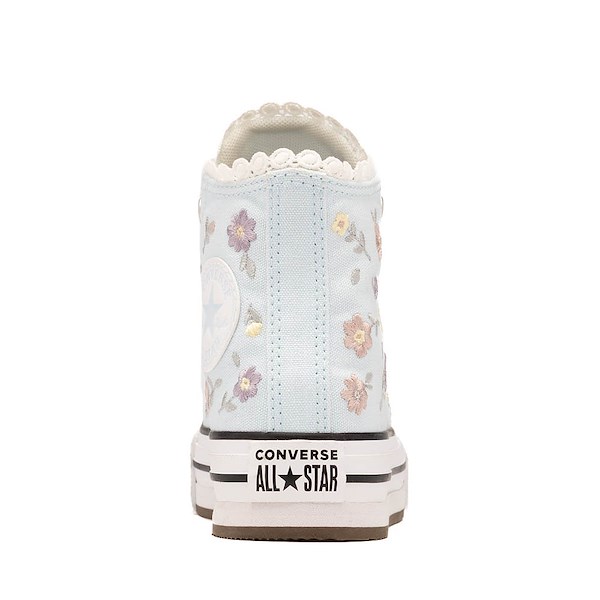 alternate view Converse Chuck Taylor All Star Lift Flower High-Top Sneaker - Little Kid - Cold TouchALT4