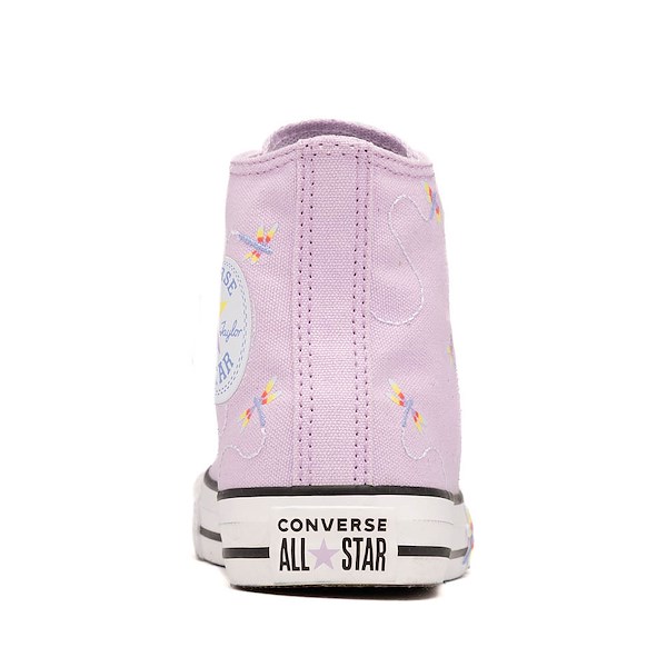 alternate view Converse Chuck Taylor All Star High-Top Dragonfly Sneaker - Little Kid - Lavender LatteALT4