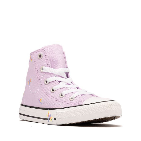 alternate view Converse Chuck Taylor All Star High-Top Dragonfly Sneaker - Little Kid - Lavender LatteALT5