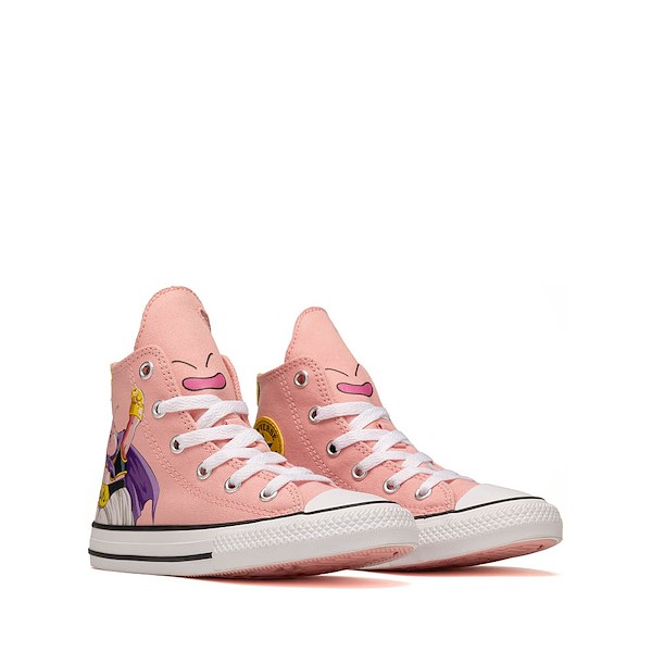 alternate view Converse x Dragon Ball Z Chuck Taylor All Star High-Top Majin Buu Sneaker - Little Kid - Quartz PinkALT5