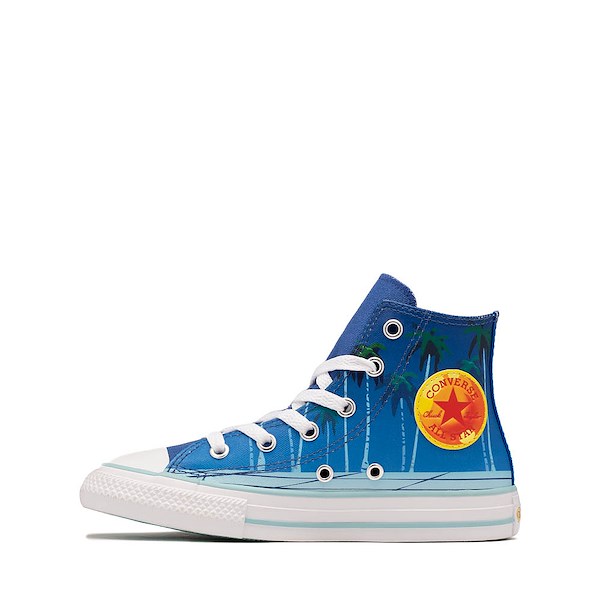 alternate view Converse x Dragon Ball Z Chuck Taylor All Star High-Top Fusion Sneaker - Little Kid - Leisure Time / Lapis BlueALT1