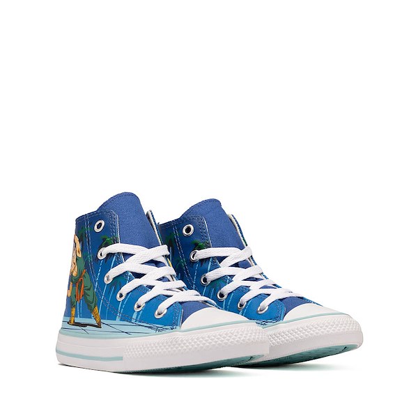 alternate view Converse x Dragon Ball Z Chuck Taylor All Star High-Top Fusion Sneaker - Little Kid - Leisure Time / Lapis BlueALT5