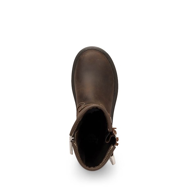 alternate view Dr. Martens Genaya Desert Rodeo Boot - Little Kid / Big Kid - Dark BrownALT2