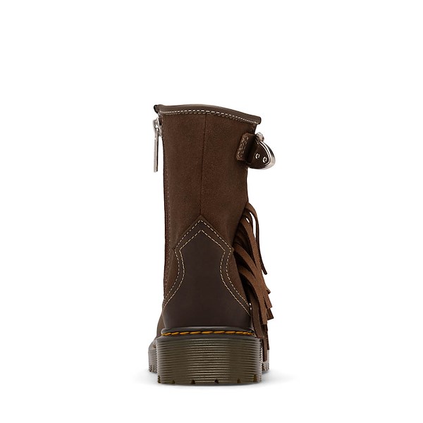 alternate view Dr. Martens Genaya Desert Rodeo Boot - Little Kid / Big Kid - Dark BrownALT4