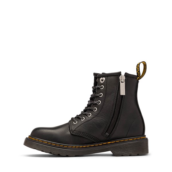 alternate view Dr. Martens 1460 Hearts and Stars Boot - Little Kid / Big Kid - BlackALT1
