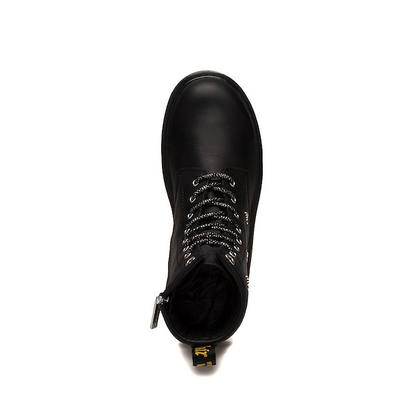 alternate view Dr. Martens 1460 Hearts and Stars Boot - Big Kid - BlackALT2