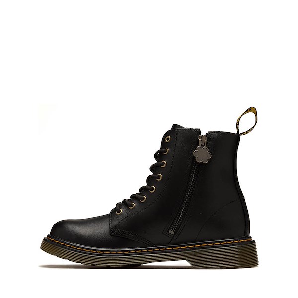 alternate view Dr. Martens 1460 Autumn Floral Embroidery Boot - Big Kid - BlackALT1