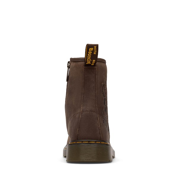 alternate view Dr. Martens 1460 Boot - Little Kid / Big Kid - Dark BrownALT4