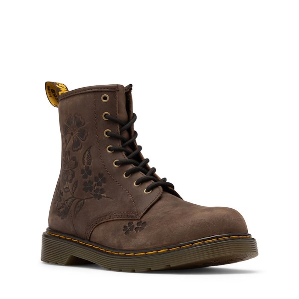 alternate view Dr. Martens 1460 Boot - Little Kid / Big Kid - Dark BrownALT5