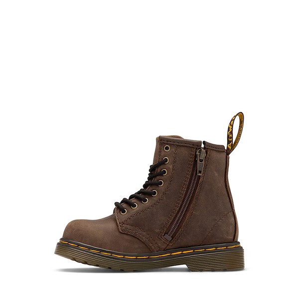 alternate view Dr. Martens 1460 Boot - Toddler - Dark BrownALT1