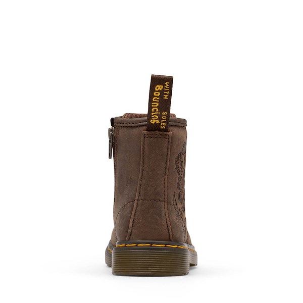 alternate view Dr. Martens 1460 Boot - Toddler - Dark BrownALT4