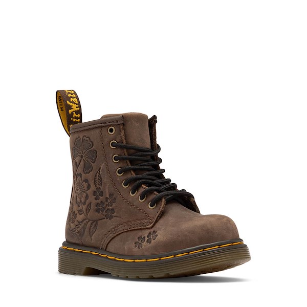 alternate view Dr. Martens 1460 Boot - Toddler - Dark BrownALT5