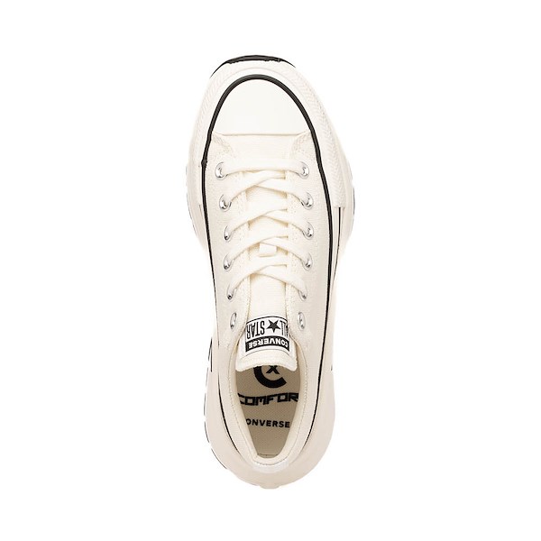 alternate view Converse Run Star Crush Low-Top Sneaker - Egret / Egret / BlackALT2