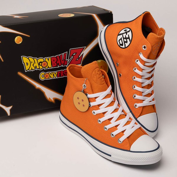 alternate view Converse x Dragon Ball Z Chuck Taylor All Star High-Top Goku Sneaker - Exuberance / Cheery TomatoALT1D