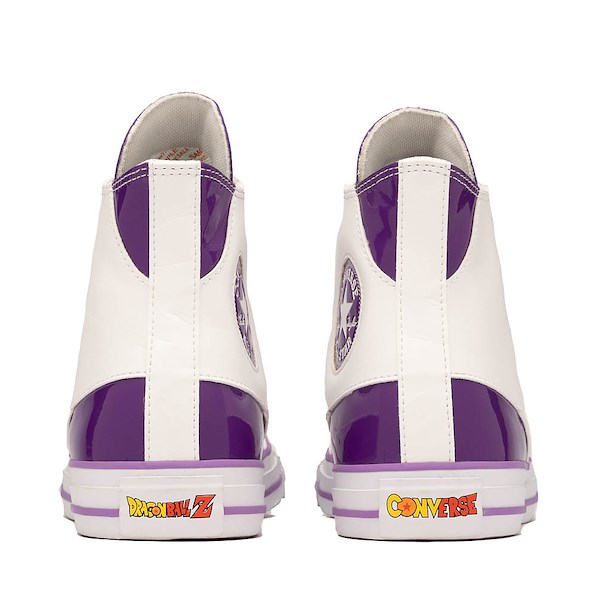 alternate view Converse x Dragon Ball Z Chuck Taylor All Star High-Top Frieza Sneaker - Lucent White / Tillandsia PurpleALT4