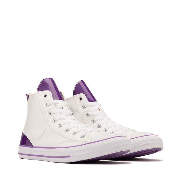 alternate view Converse x Dragon Ball Z Chuck Taylor All Star High-Top Frieza Sneaker - Lucent White / Tillandsia PurpleALT5