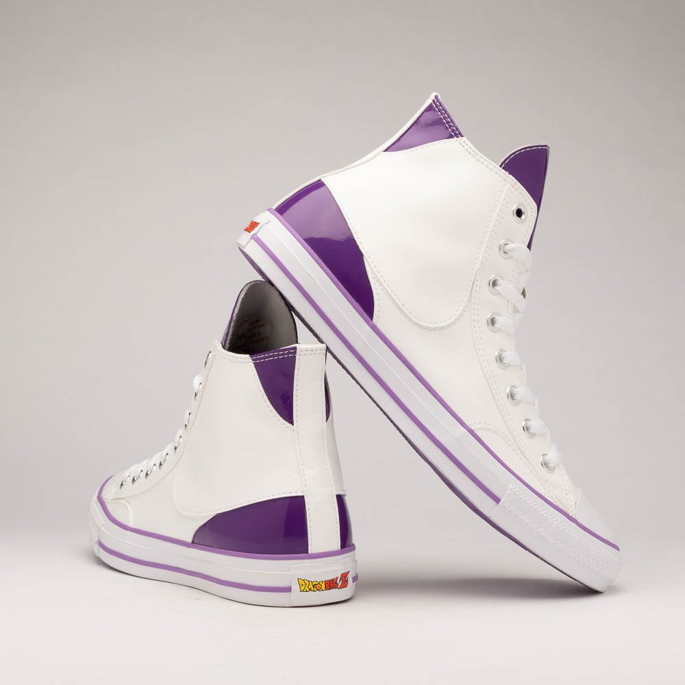 Converse x Dragon Ball Z Chuck Taylor All Star High-Top Frieza Sneaker - Lucent White / Tillandsia Purple