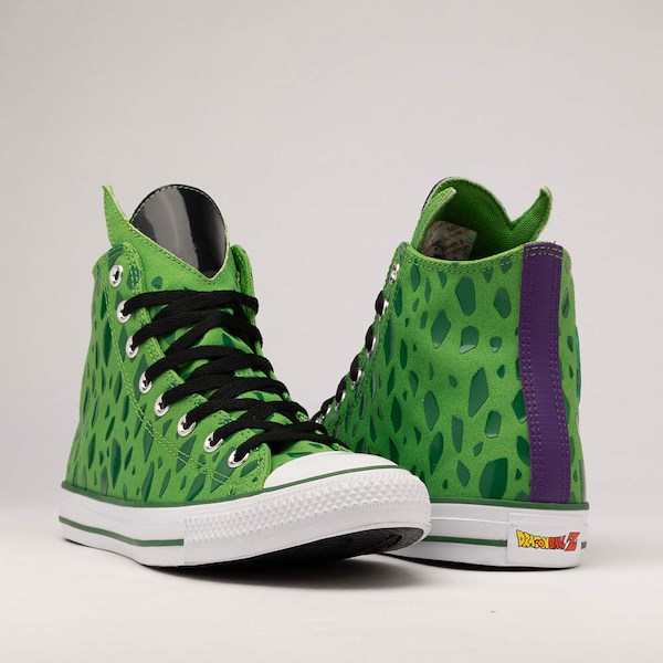 alternate view Converse x Dragon Ball Z Chuck Taylor All Star High-Top Cell Sneaker - Peridot / Garden GreenHERO