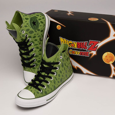 Main view of Converse x Dragon Ball Z Chuck Taylor All Star High-Top Cell Sneaker - Peridot / Garden Green