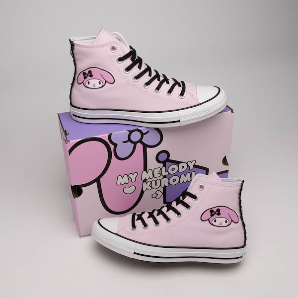 alternate view Converse x Hello Kitty&reg; & Friends Chuck Taylor All Star High-Top My Melody Sneaker - PinkALT1D