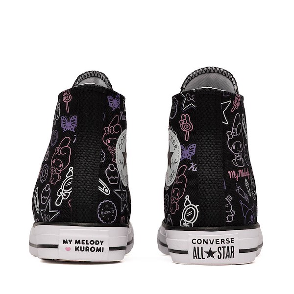 alternate view Converse x Hello Kitty&reg; & Friends Chuck 70 High-Top My Melody & Kuromi Sneaker - Black / MulticolorALT4