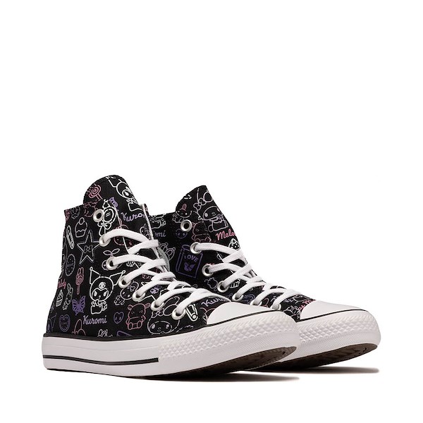 alternate view Converse x Hello Kitty&reg; & Friends Chuck 70 High-Top My Melody & Kuromi Sneaker - Black / MulticolorALT5