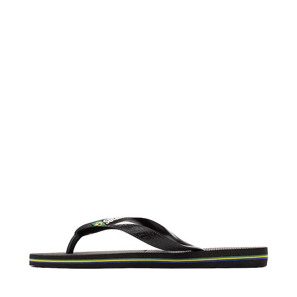 alternate view Womens Havaianas Brazil Logo Flip-Flop - BlackALT1