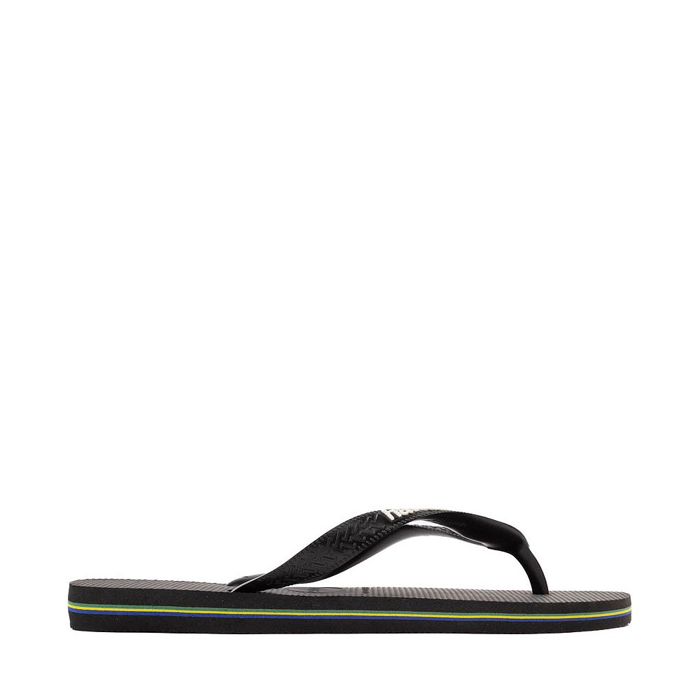 Womens Havaianas Brazil Logo Flip-Flop - Black