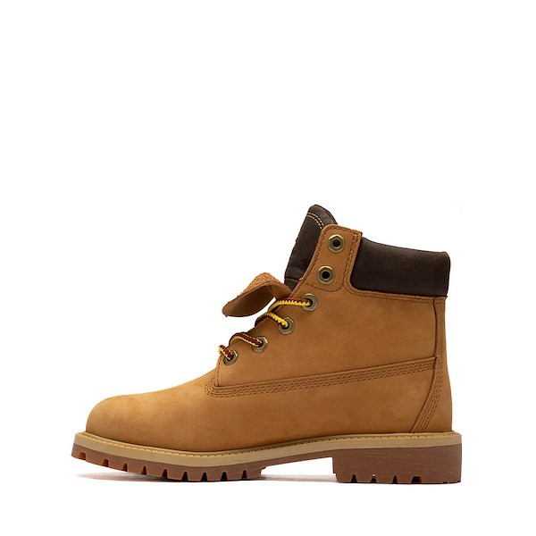 alternate view Timberland 6-Inch Premium Double Tongue Waterproof Boot - Big Kid - WheatALT1