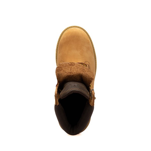 alternate view Timberland 6-Inch Premium Double Tongue Waterproof Boot - Big Kid - WheatALT2