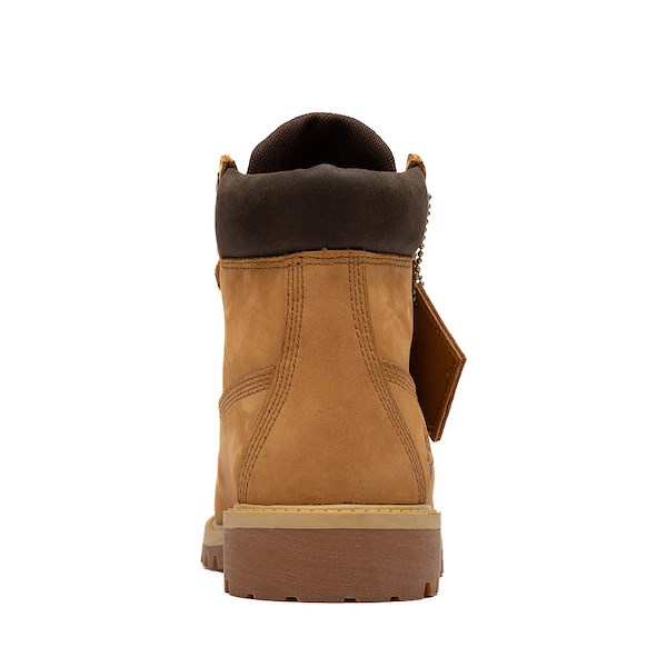 alternate view Timberland 6-Inch Premium Double Tongue Waterproof Boot - Big Kid - WheatALT4