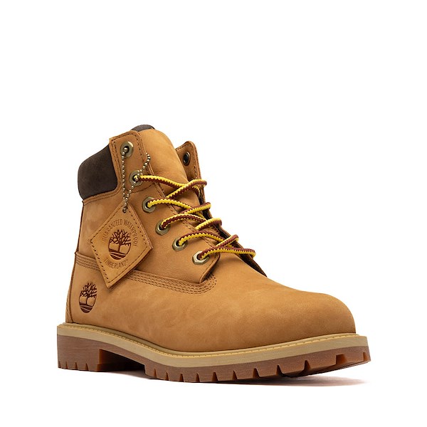 alternate view Timberland 6-Inch Premium Double Tongue Waterproof Boot - Big Kid - WheatALT5B