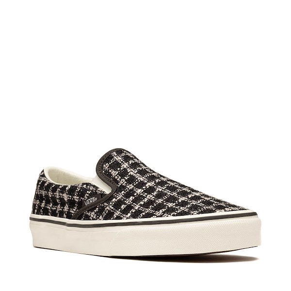 alternate view Vans Classic Slip-On Shoe - Tweed Black / MarshmallowALT5