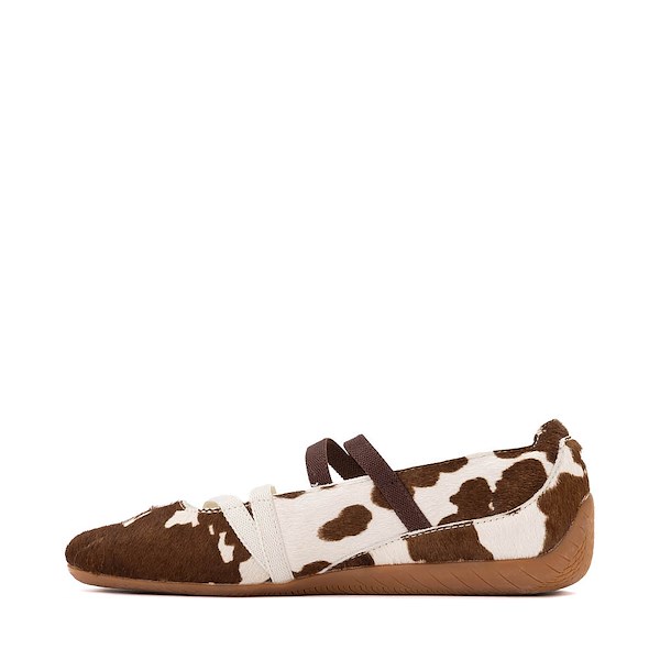 alternate view Womens PUMA Speedcat Ballet Cow Print - Chocolate Brown / Warm WhiteALT1