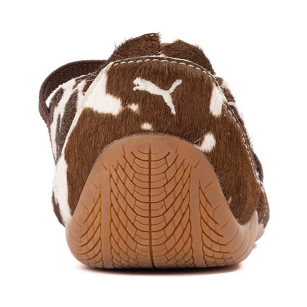 alternate view Womens PUMA Speedcat Ballet Cow Print - Chocolate Brown / Warm WhiteALT4