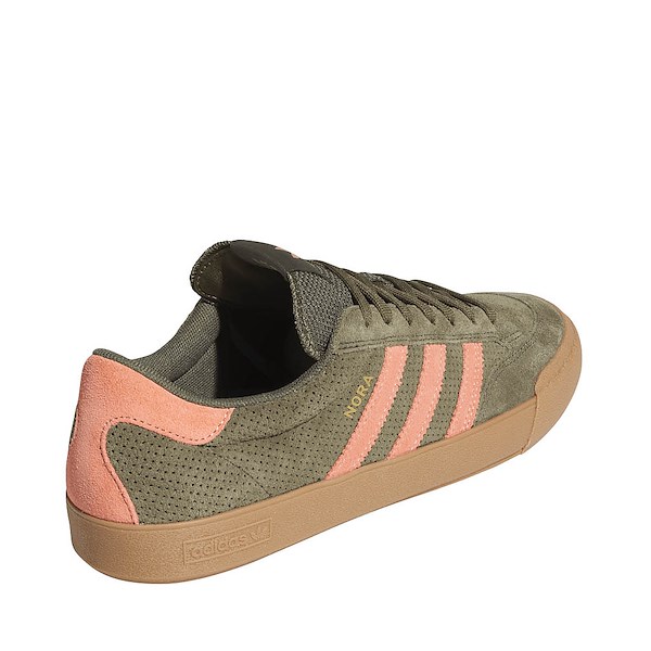 alternate view adidas Nora Athletic Shoe - Olive Strata / Wonder Clay / GumALT4