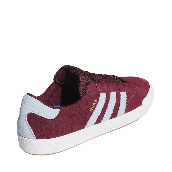 alternate view adidas Nora Athletic Shoe - Maroon / Clear Sky / Cloud WhiteALT4
