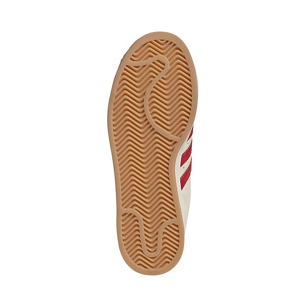 alternate view Womens adidas Superstar II Athletic Shoe - Cream White / Better Scarlet / Sandy PinkALT3