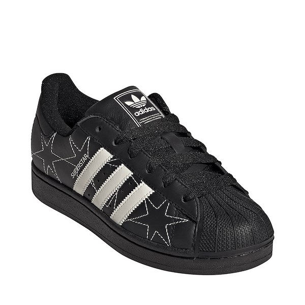 alternate view Womens adidas Superstar II Athletic Shoe - Core Black / Cream White / Core BlackALT5