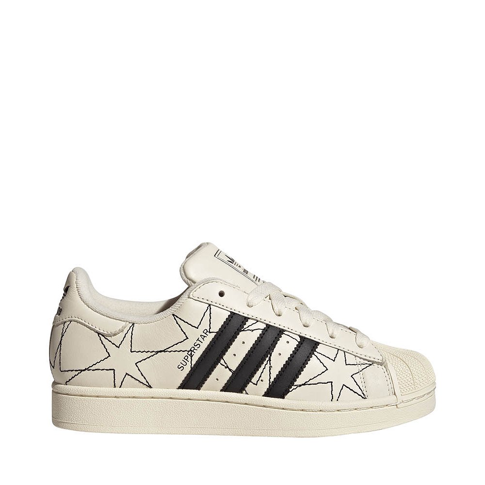 Womens adidas Superstar II Athletic Shoe - Cream White / Core Black / Cream White