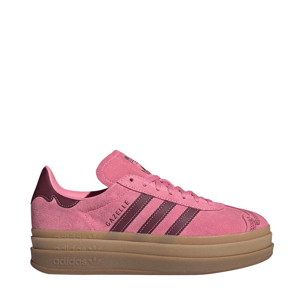 Womens adidas Gazelle Bold Athletic Shoe - Shadow Red / Pink Spark / Shadow Red