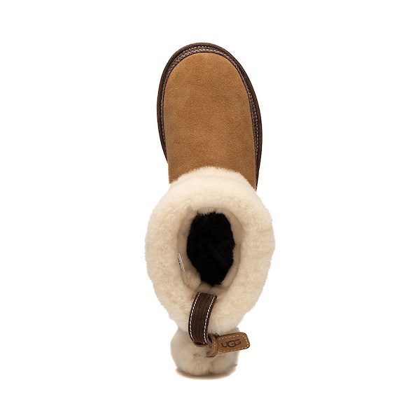 alternate view Womens UGG&reg; Classic Mini Heritage Boot - ChestnutALT2